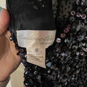 Cinderella Divine fitted sheer dress worn one time.